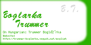 boglarka trummer business card